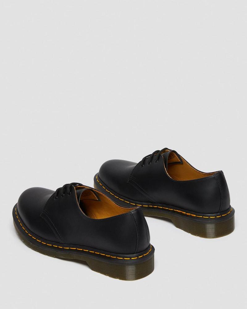 Men's Dr Martens 1461 Smooth Leather Oxfords Shoes Black | AU 604UZG